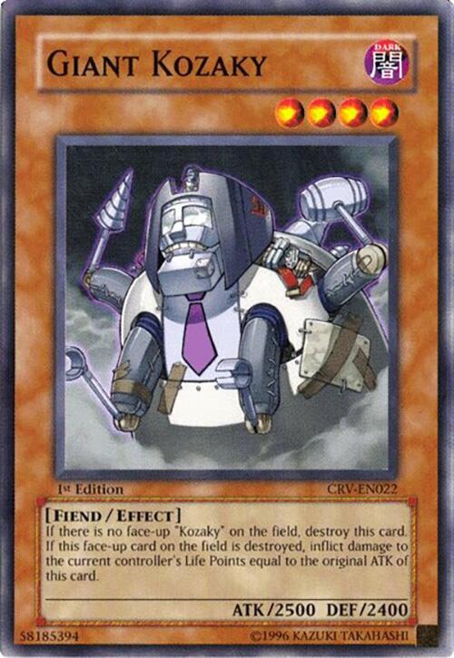 Giant Kozaky CRV-EN022 card from Cybernetic Revolution