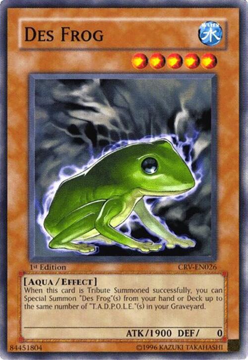Des Frog CRV-EN026 card from Cybernetic Revolution