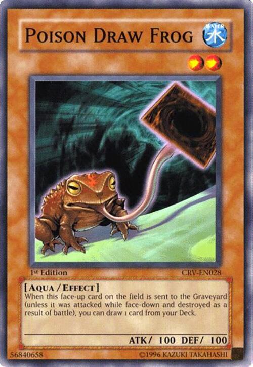 Poison Draw Frog CRV-EN028 card from Cybernetic Revolution