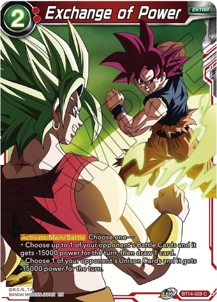 Exchange of Power BT14-028 card from Cross Spirits