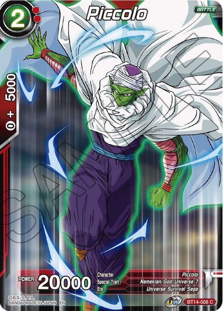 Piccolo BT14-008 card from Cross Spirits