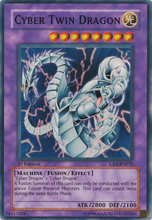 Cyber Twin Dragon CRV-EN035 card from Cybernetic Revolution