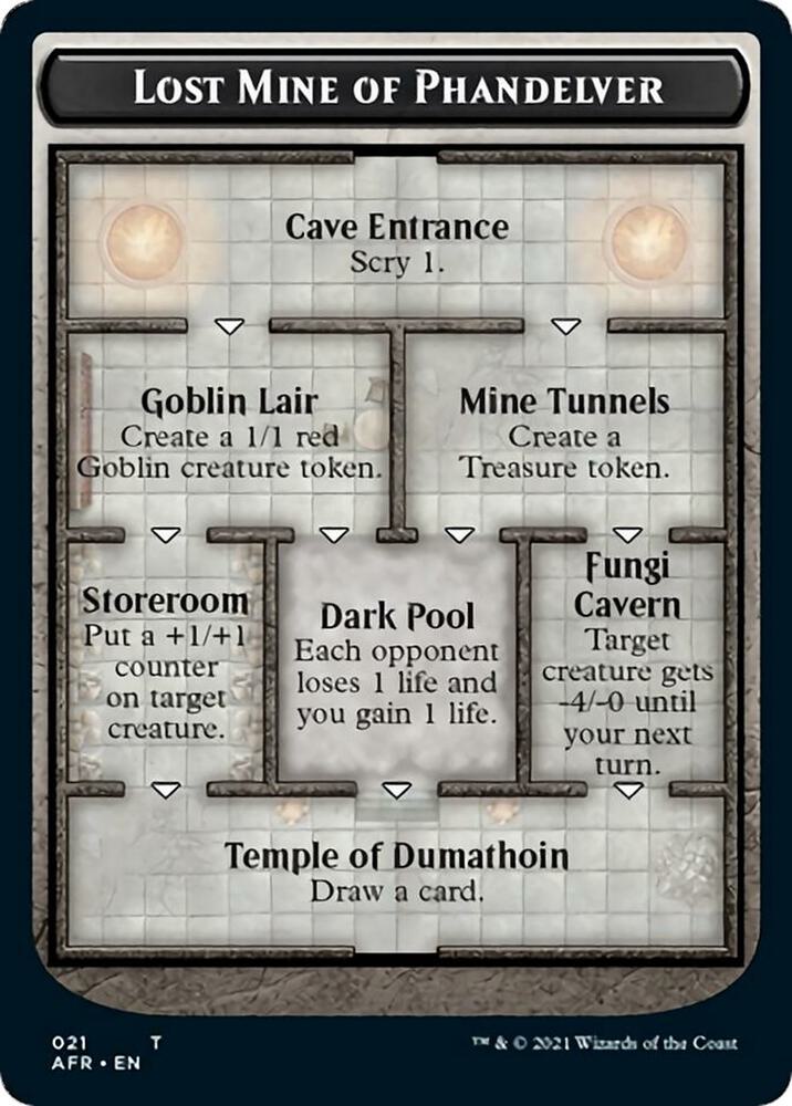 Lost Mine of Phandelver Token (AFR) 21 card from Oversize Cards