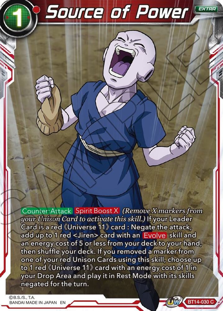 Source of Power BT14-030 card from Cross Spirits