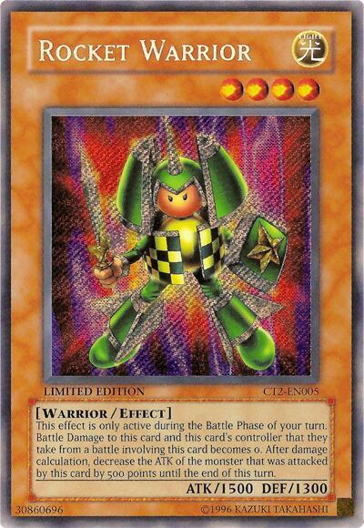 Rocket Warrior CT2-EN005 card from 2005 Collectors Tin