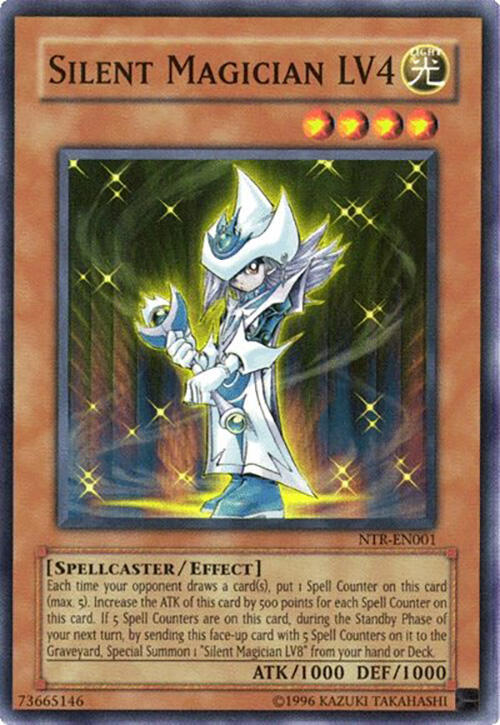 Silent Magician LV4 NTR-EN001 card from Nintendo DS Nightmare of Troubadour