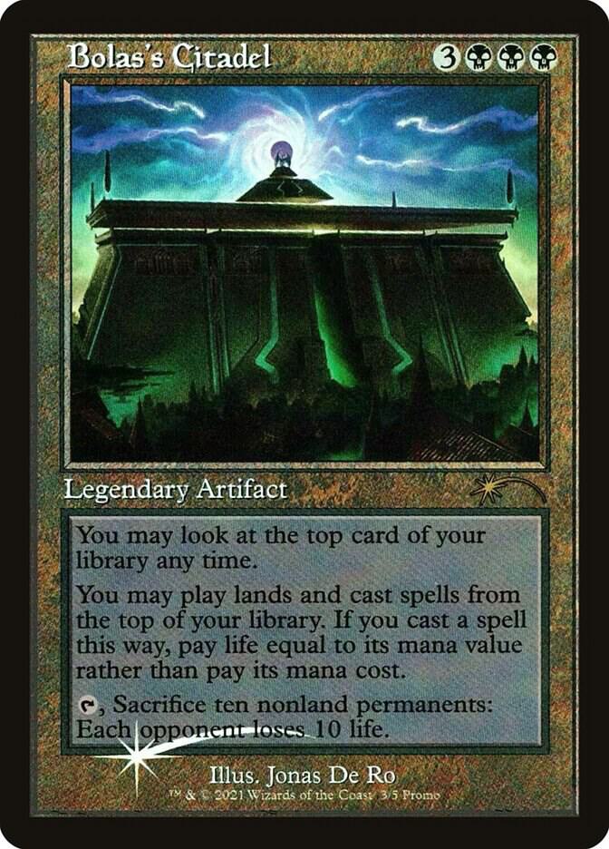 Bolas's Citadel (Retro Frame) 3 card from WPN & Gateway Promos