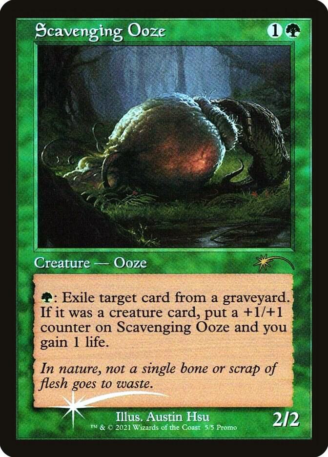 Scavenging Ooze (Retro Frame) 5 card from WPN & Gateway Promos