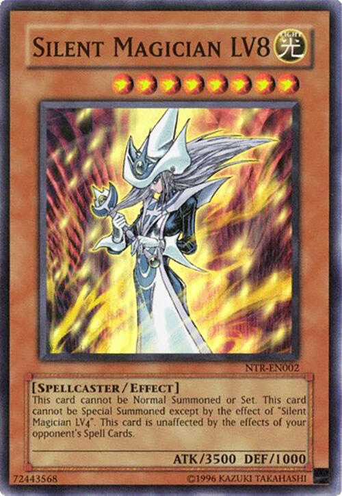 Silent Magician LV8 NTR-EN002 card from Nintendo DS Nightmare of Troubadour
