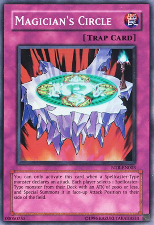Magician's Circle NTR-EN003 card from Nintendo DS Nightmare of Troubadour