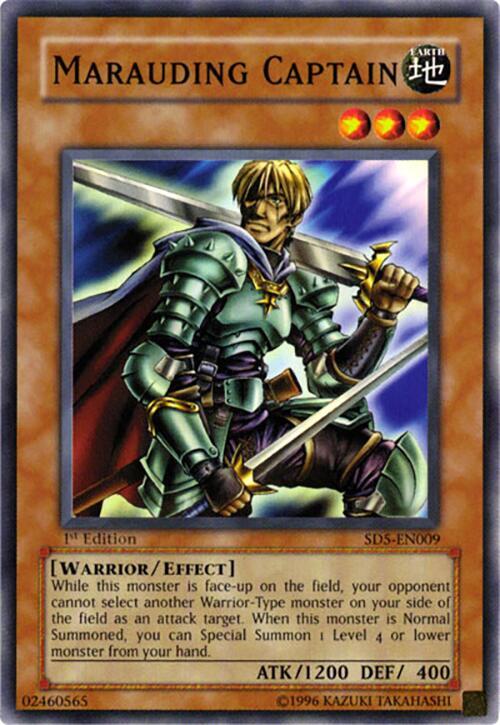 Marauding Captain SD5-EN009 card from Structure Deck: Warrior's Triumph