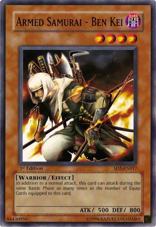 Armed Samurai - Ben Kei SD5-EN017 card from Structure Deck: Warrior's Triumph