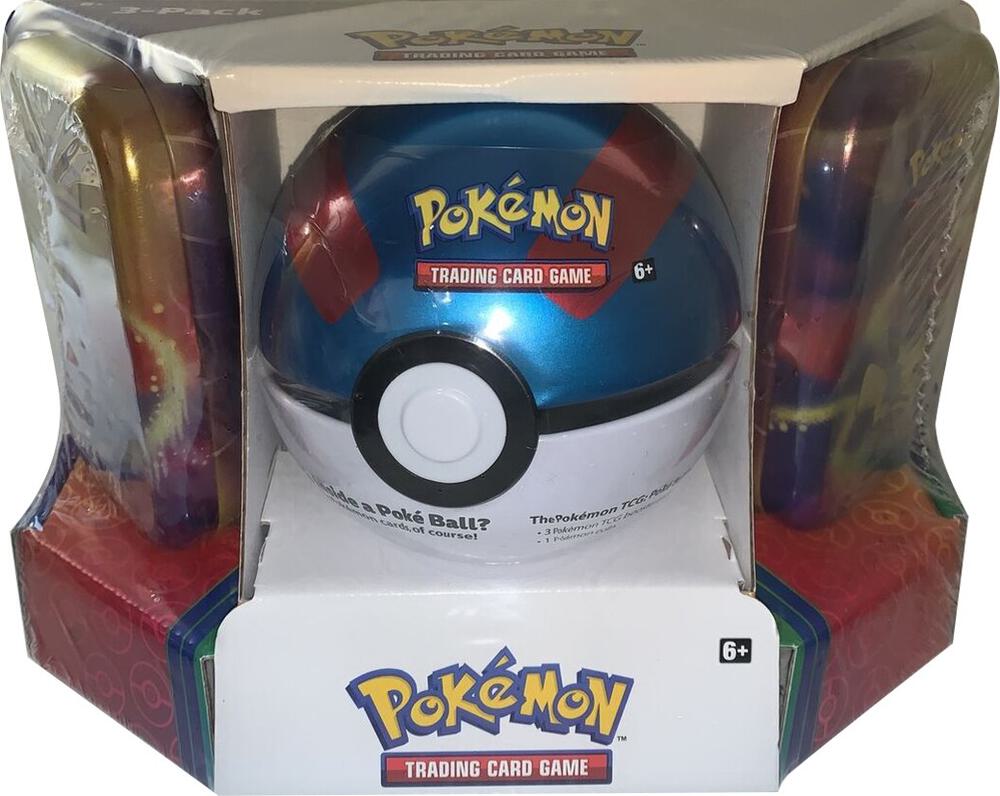 Pokemon - Poke Ball Tin + 2 Kanto Power Mini Tins - Great Ball card from Miscellaneous Cards & Products