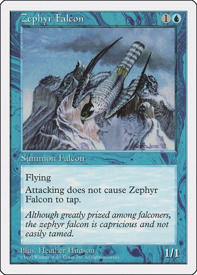 Zephyr Falcon card from Fifth Edition