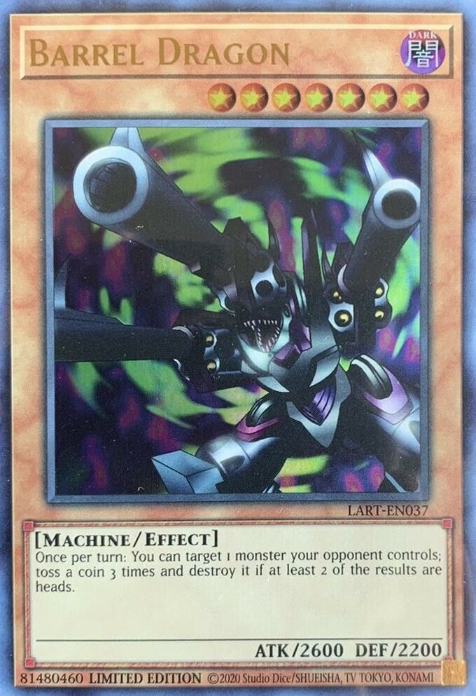 Barrel Dragon LART-EN037 card from The Lost Art Promotion