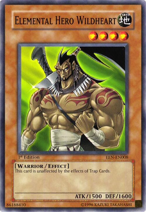 Elemental Hero Wildheart EEN-EN008 card from Elemental Energy