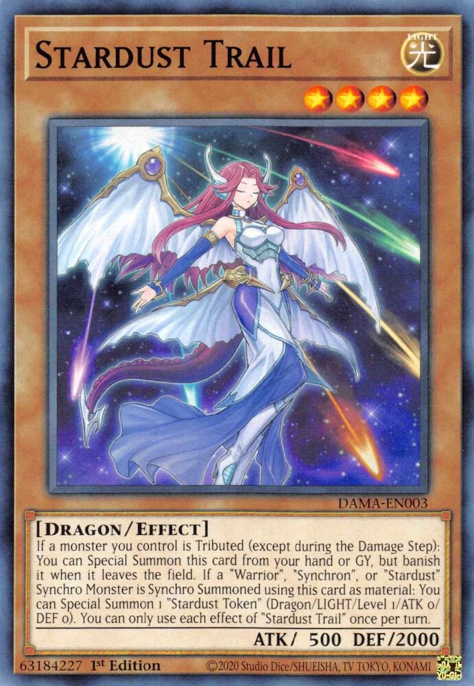 Stardust Trail DAMA-EN003 card from Dawn of Majesty