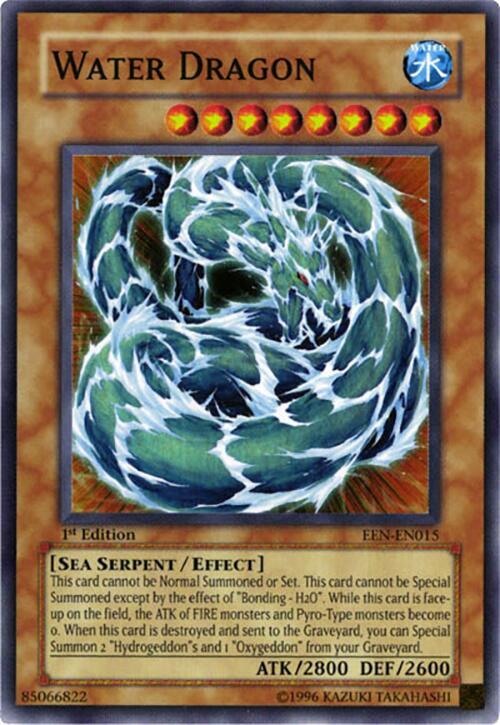 Water Dragon EEN-EN015 card from Elemental Energy