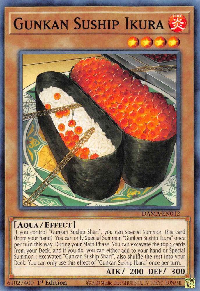 Gunkan Suship Ikura DAMA-EN012 card from Dawn of Majesty