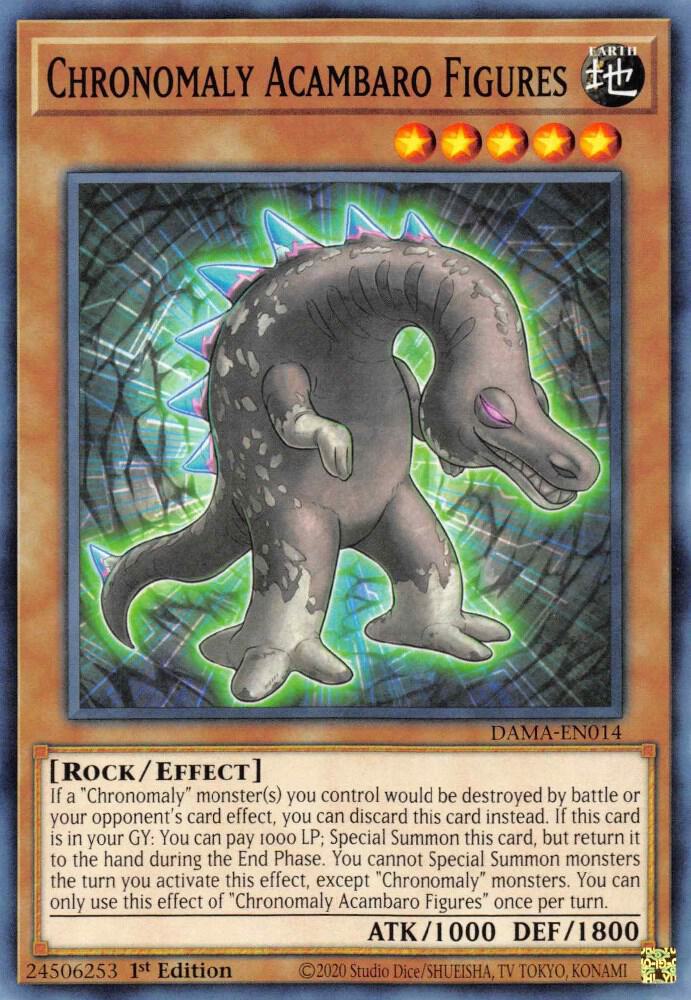 Chronomaly Acambaro Figures DAMA-EN014 card from Dawn of Majesty