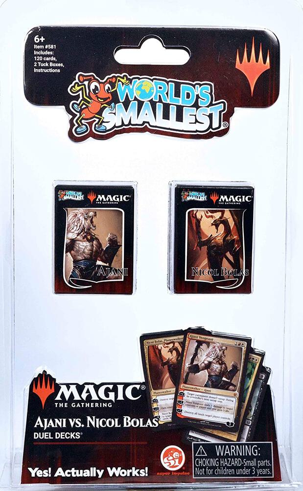 Duel Decks: Ajani vs. Nicol Bolas - World's Smallest card from Unique and Miscellaneous Promos