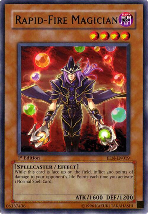 Rapid-Fire Magician EEN-EN019 card from Elemental Energy