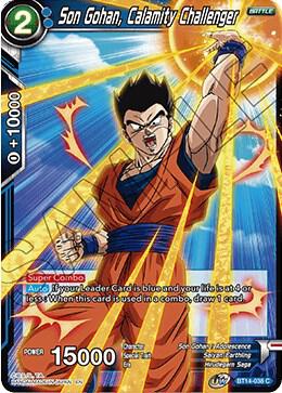 Son Gohan, Calamity Challenger BT14-038 card from Cross Spirits