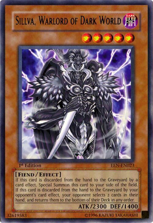 Sillva, Warlord of Dark World EEN-EN023 card from Elemental Energy