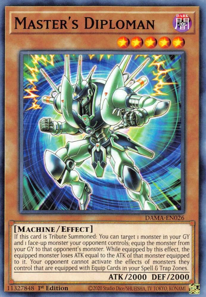 Master's Diploman DAMA-EN026 card from Dawn of Majesty