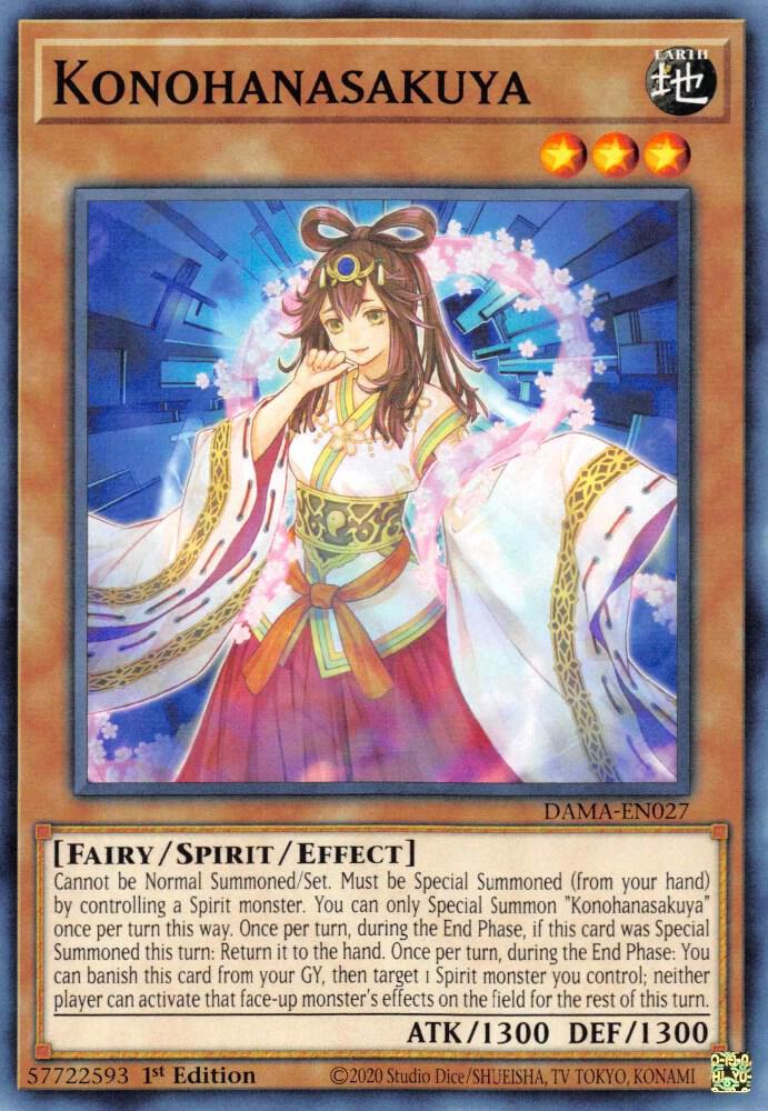 Konohanasakuya DAMA-EN027 card from Dawn of Majesty