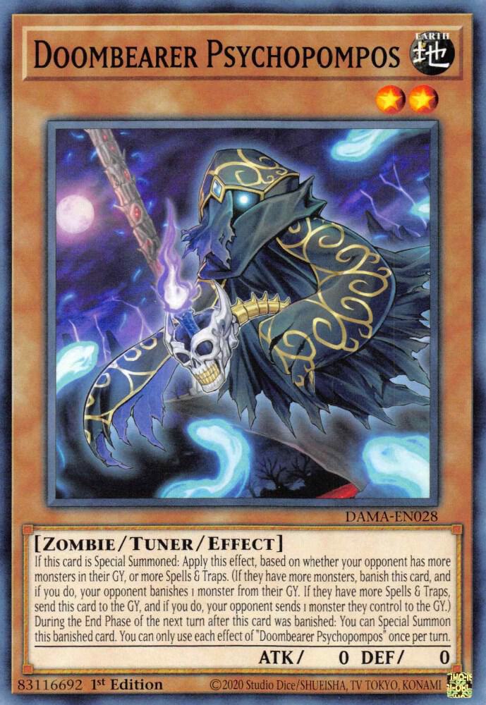 Doombearer Psychopompos DAMA-EN028 card from Dawn of Majesty