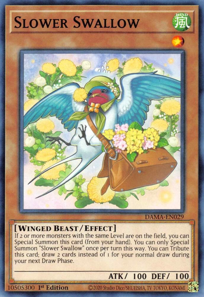 Slower Swallow DAMA-EN029 card from Dawn of Majesty