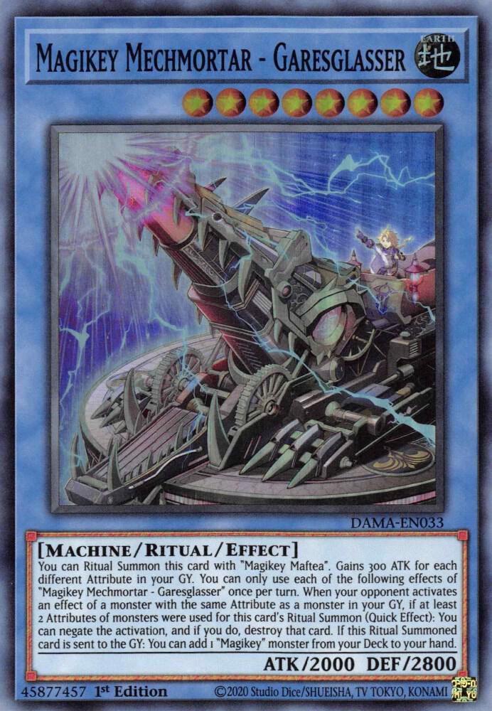Magikey Mechmortar - Garesglasser DAMA-EN033 card from Dawn of Majesty