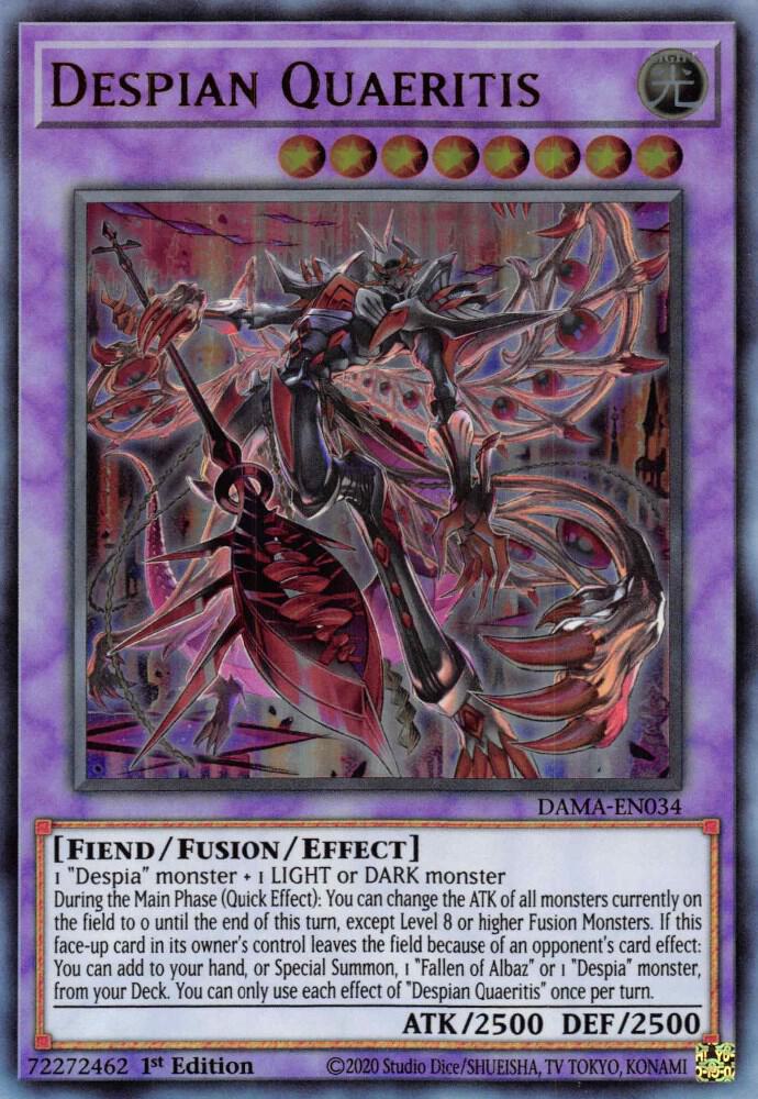 Despian Quaeritis DAMA-EN034 card from Dawn of Majesty