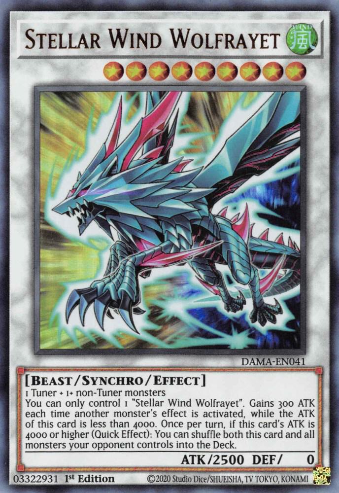 Stellar Wind Wolfrayet DAMA-EN041 card from Dawn of Majesty