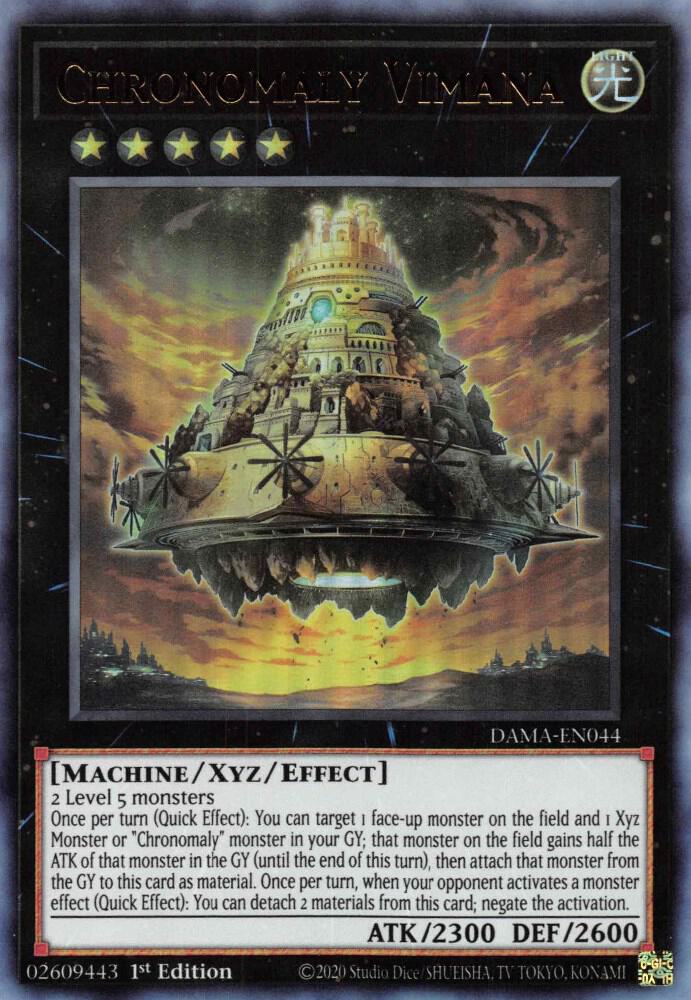 Chronomaly Vimana DAMA-EN044 card from Dawn of Majesty