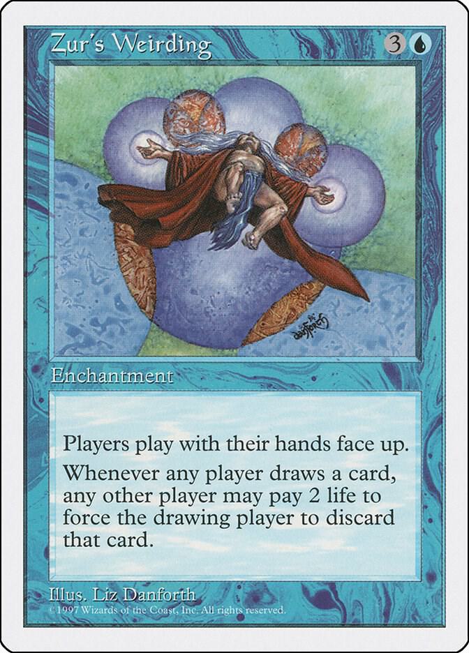 Zur's Weirding card from Fifth Edition