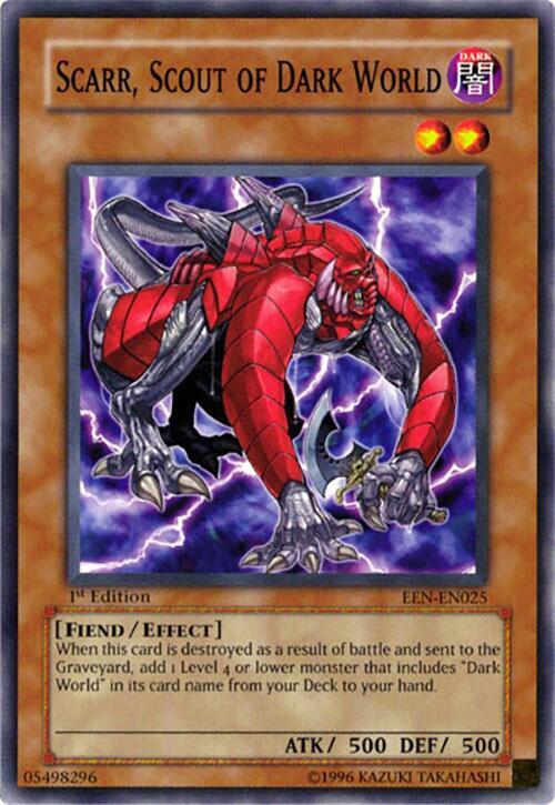 Scarr, Scout of Dark World EEN-EN025 card from Elemental Energy