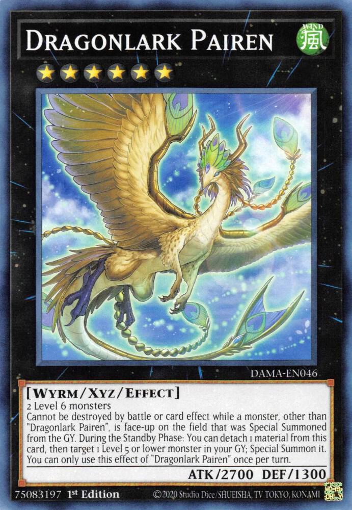 Dragonlark Pairen DAMA-EN046 card from Dawn of Majesty