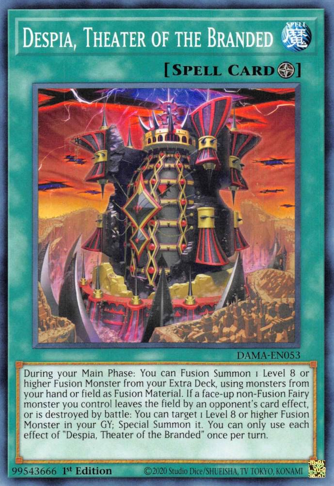 Despia, Theater of the Branded DAMA-EN053 card from Dawn of Majesty