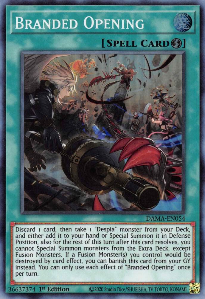 Branded Opening DAMA-EN054 card from Dawn of Majesty