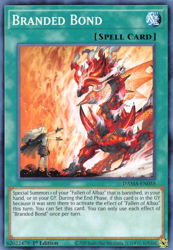 Branded Bond DAMA-EN055 card from Dawn of Majesty