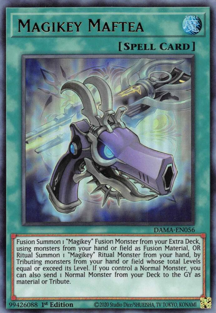 Magikey Maftea DAMA-EN056 card from Dawn of Majesty