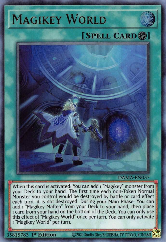 Magikey World DAMA-EN057 card from Dawn of Majesty