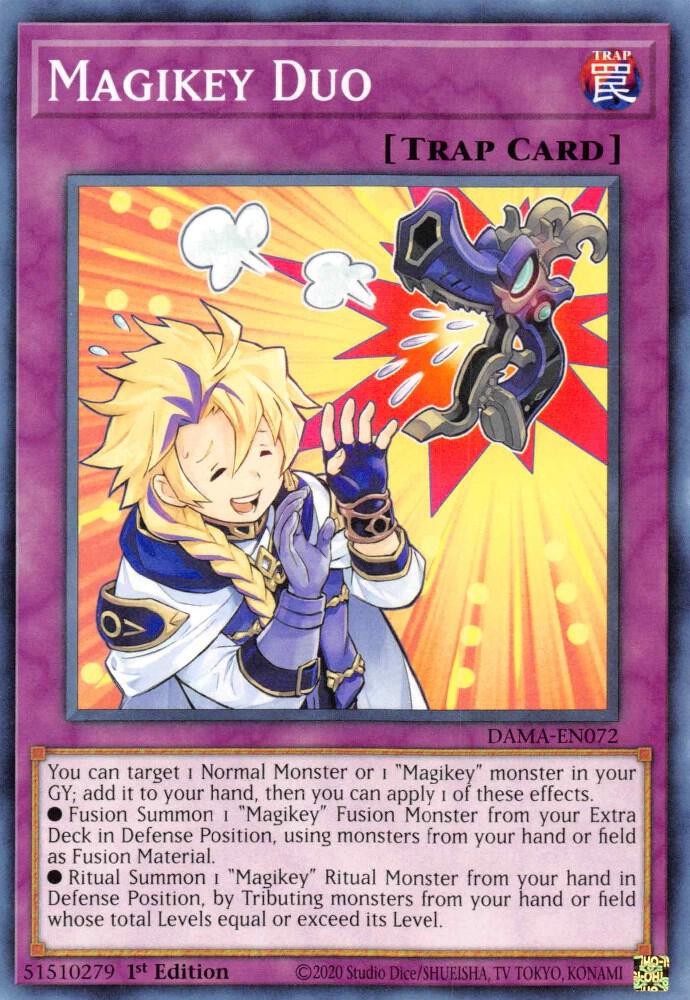Magikey Duo DAMA-EN072 card from Dawn of Majesty