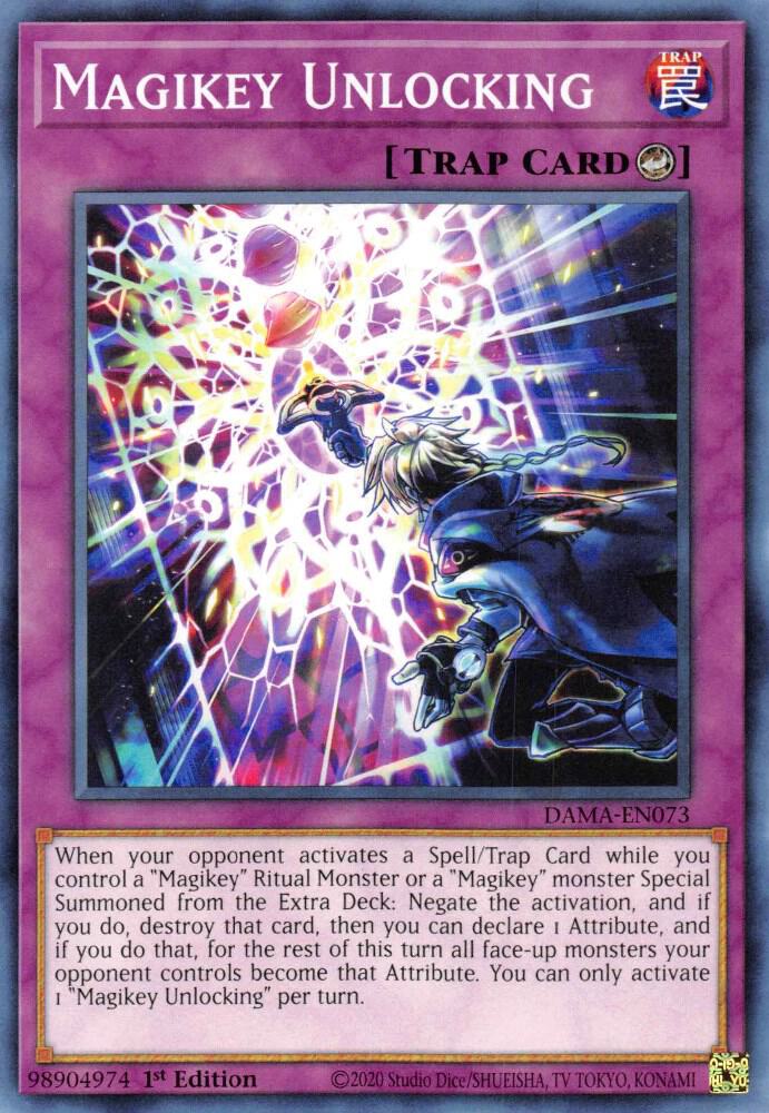 Magikey Unlocking DAMA-EN073 card from Dawn of Majesty