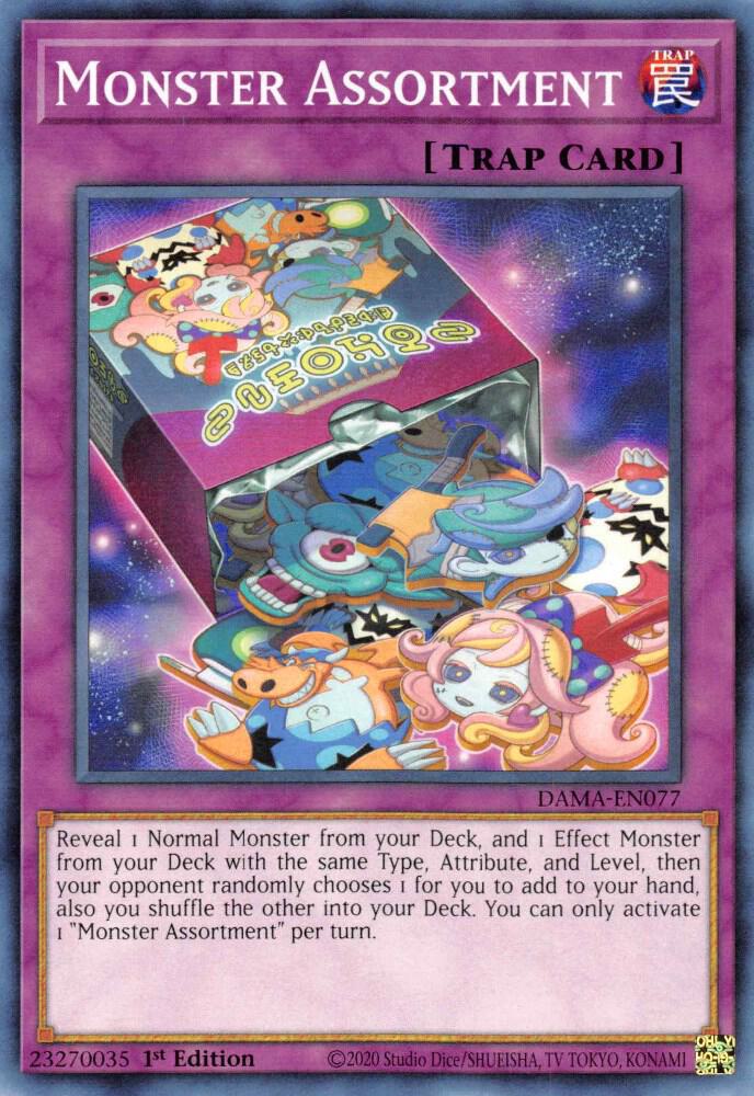 Monster Assortment DAMA-EN077 card from Dawn of Majesty