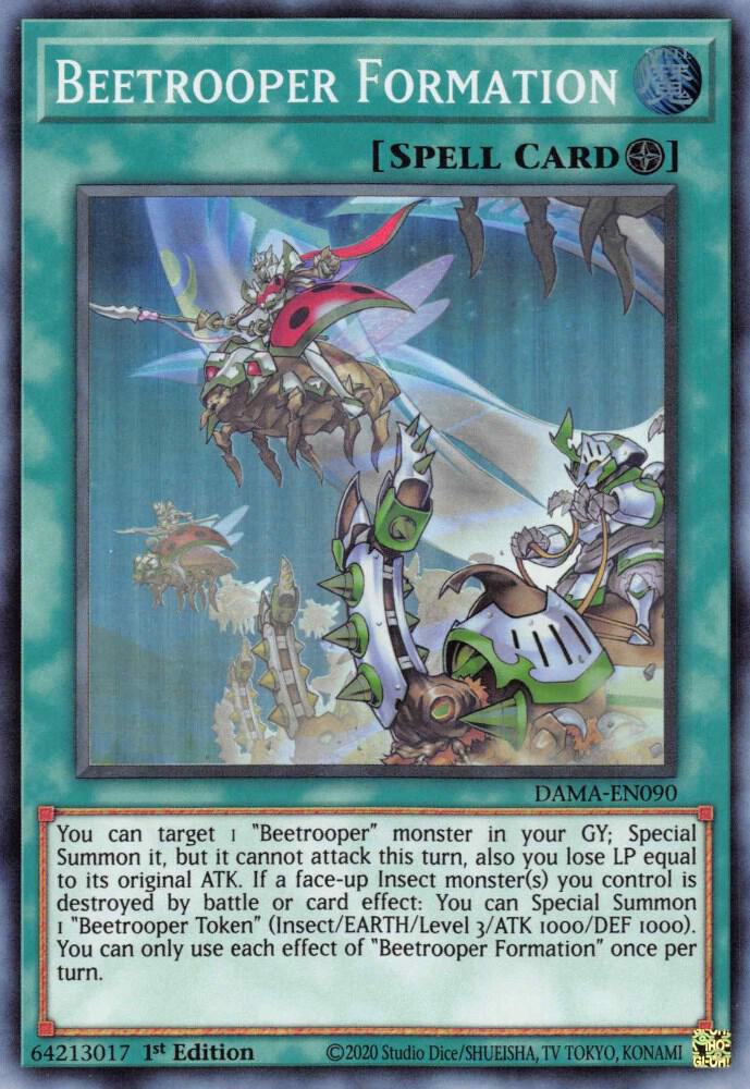 Beetrooper Formation DAMA-EN090 card from Dawn of Majesty