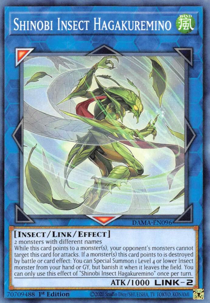 Shinobi Insect Hagakuremino DAMA-EN096 card from Dawn of Majesty