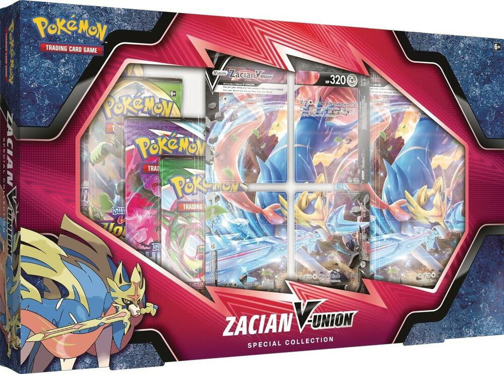 Zacian V-UNION Special Collection card from SWSH07: Evolving Skies